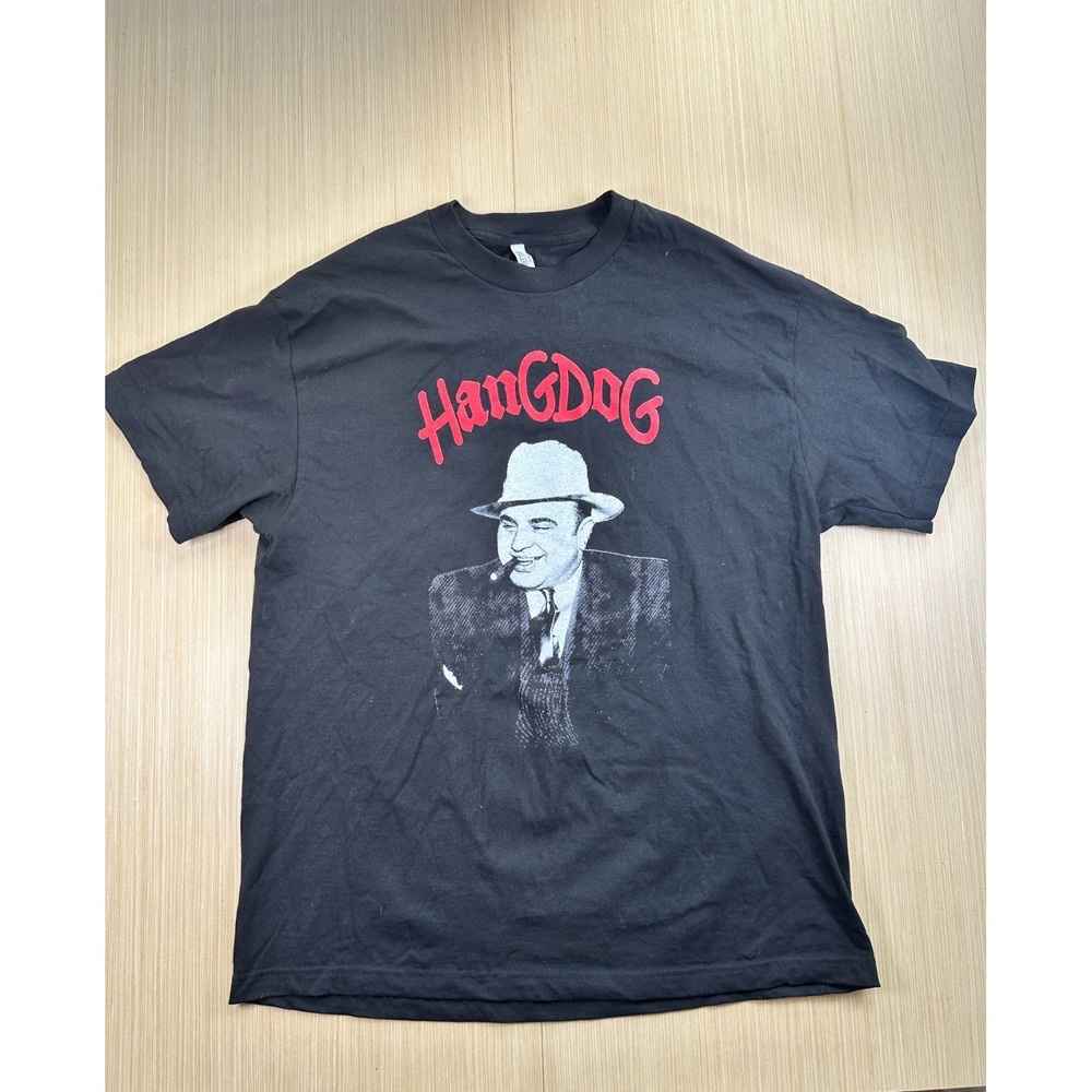 Alstyle Apparel & Activewear T Shirt Mens XL Black Hangdog Graphic Classic Fit‎